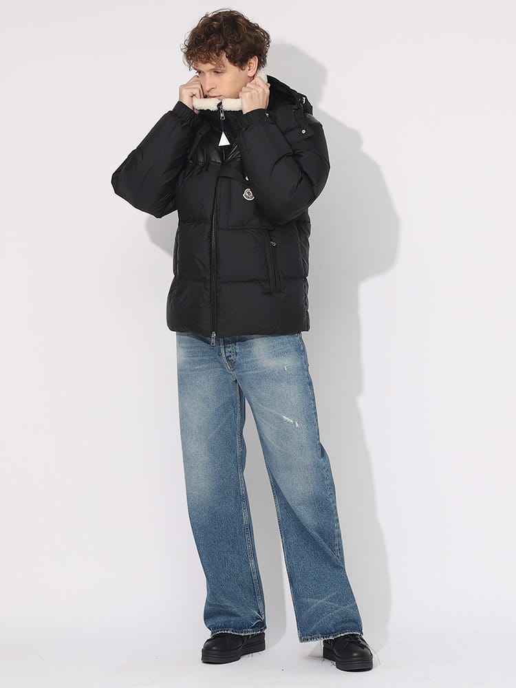 MONCLER (モンクレール) フード着脱 ショート パイロット ダウン 