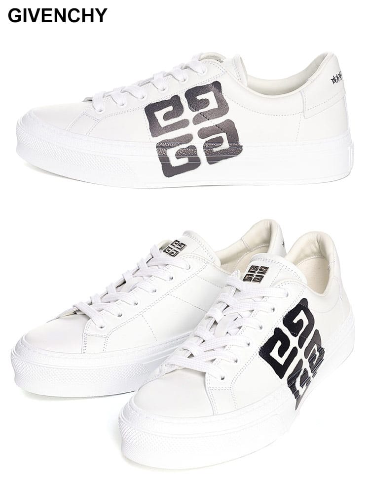 GIVENCHY (ジバンシィ) タグエフェクト4Gプリント ローカットスニーカー GVBH005VH13P ブランド メンズ 男性 シューズ