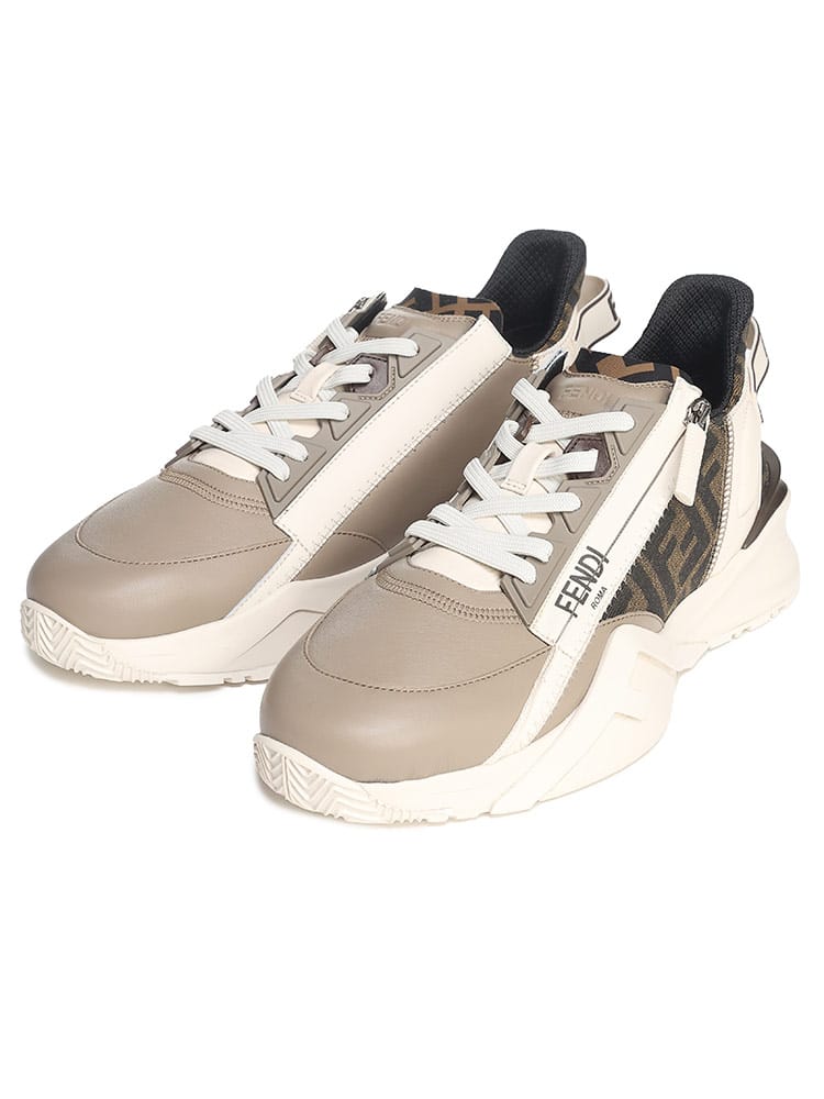 FENDI (フェンディ) フェンディ フロー レザー スニーカー FD7E1392AJZH ブランド メンズ 男性 シューズ