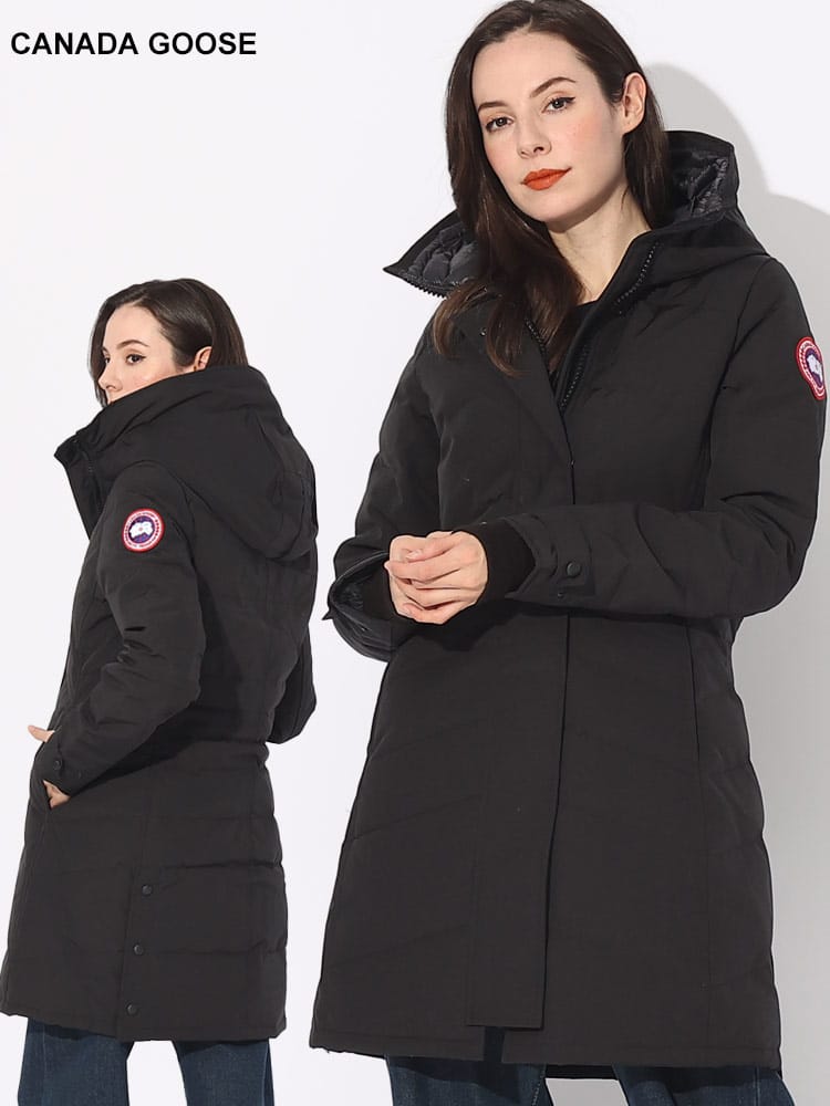 CANADA GOOSE (カナダグース) フード フルジップ ダウンコート Lorette Parka CGL2090W ブランド レディース アウター