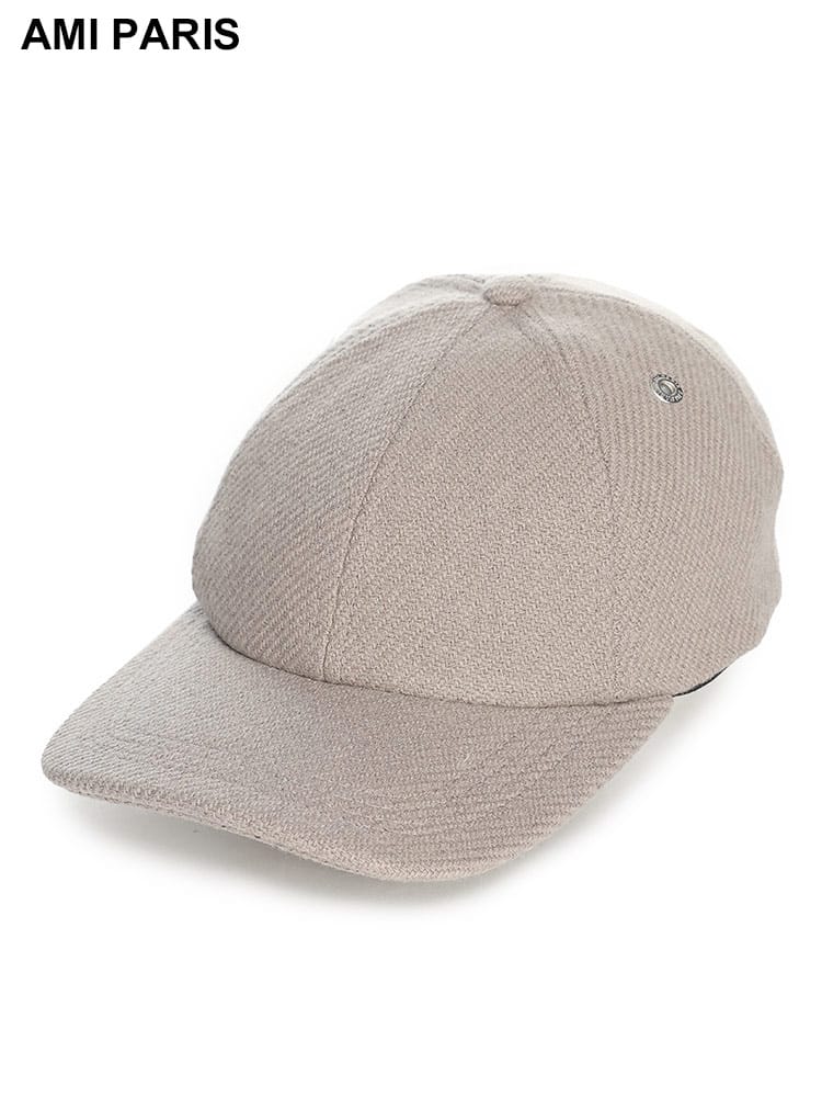 AMI PARIS (アミパリス) ウール ワンポイント キャップ AMUCP007WV0016 ブランド メンズ 男性 帽子
