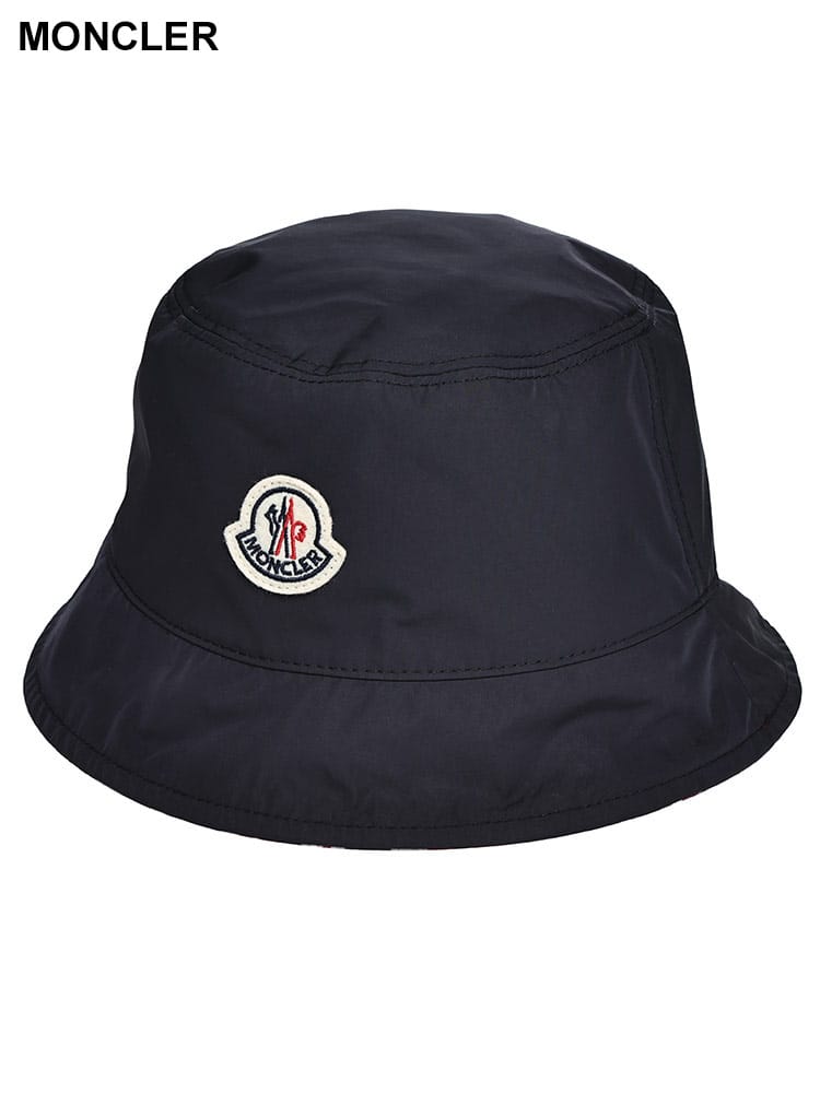 MONCLER (モンクレール) マイクロソフトナイロン リバーシブル バケットハット