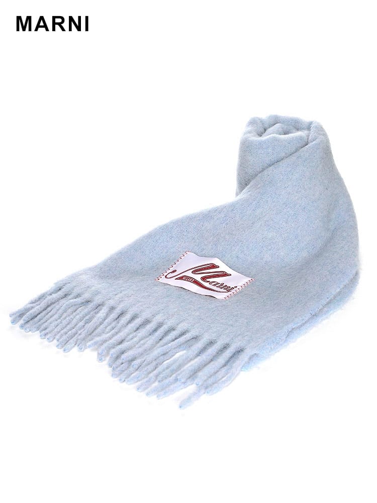 MARNI (マルニ) アルパカ ロゴ マフラー MALSCMC0059Y0 レディース