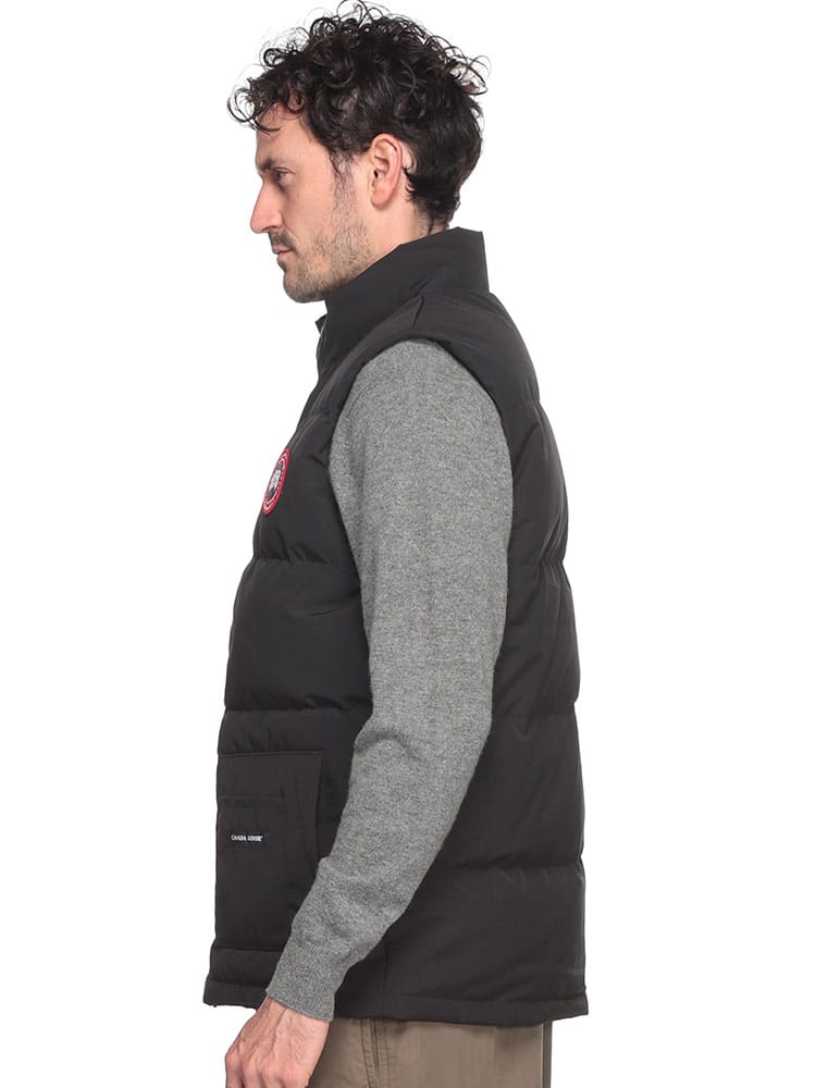 CANADA GOOSE (カナダグース) ロゴパッチ フルジップ ダウンベスト 