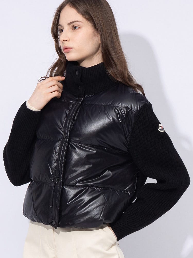 MONCLER (モンクレール) フロントダウン フルボタン ニットジャケット MCL9B00017M1241 レディース
