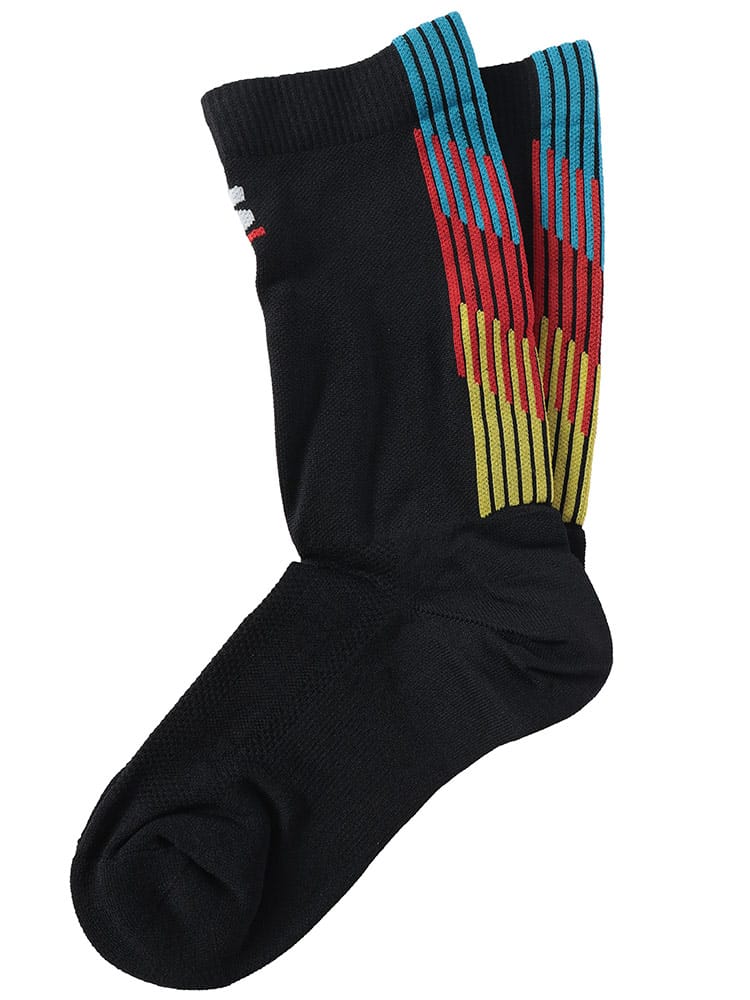 SALOMON (サロモン) ナイロン ロゴ ソックス PULSE RACE FLAG CREW SOLC2625200 メンズ