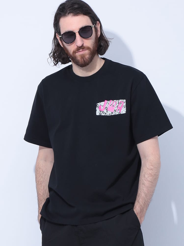 JW ANDERSON (ジェイダブリューアンダーソン) レースプリント クルーネック 半袖 Tシャツ JWJT0272PG1551 メンズ