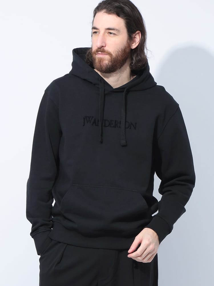 JW ANDERSON (ジェイダブリューアンダーソン) ロゴエンブロイダリー プルオーバー パーカー WJW0214PG1632 メンズ