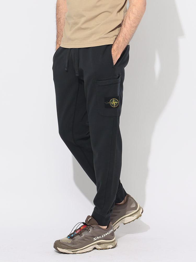 STONE ISLAND (ストーンアイランド) ワッペン スウェット カーゴパンツ 
