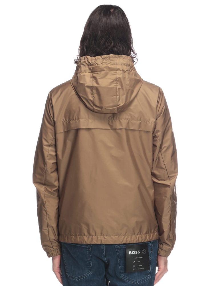 MONCLER (モンクレール) 胸 ロゴ ワッペン フルダブルジップ ナイロン 