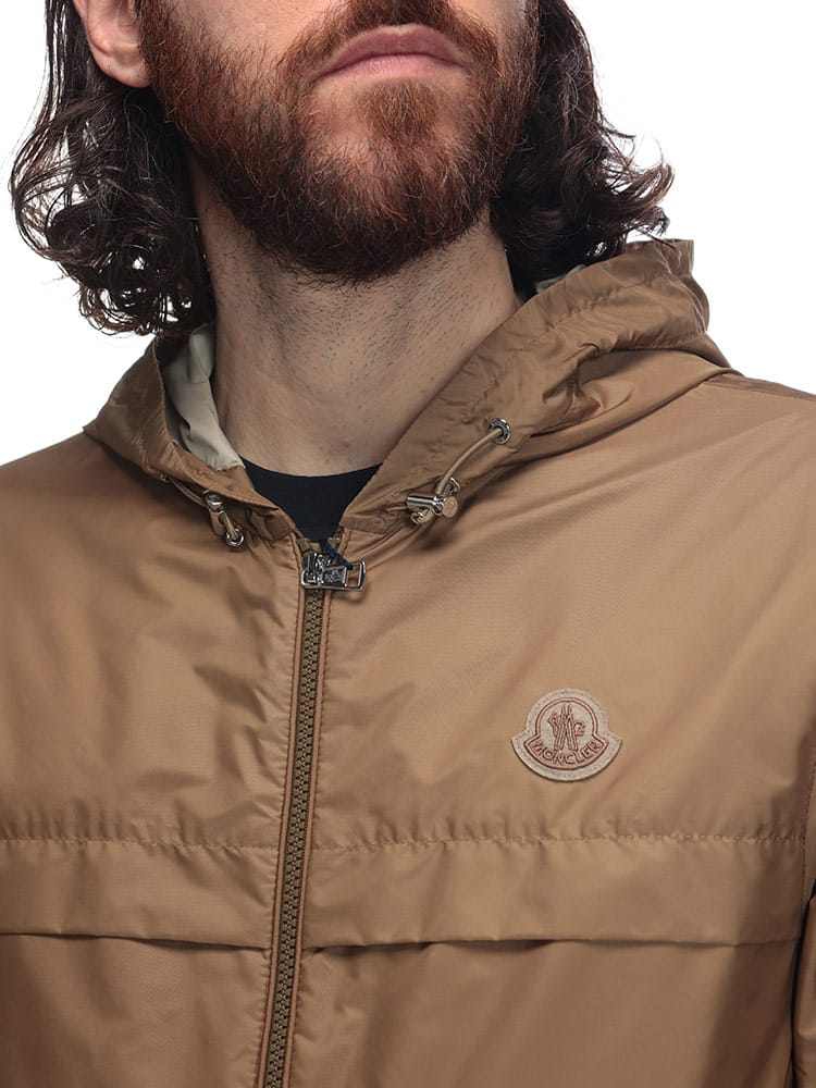 MONCLER (モンクレール) 胸 ロゴ ワッペン フルダブルジップ ナイロン 