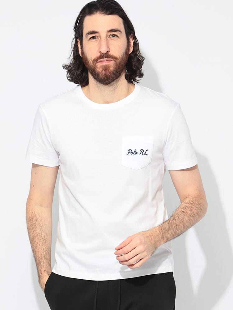 POLO RALPH LAUREN (ポロラルフローレン) ベアバックプリント クルーネック 半袖 Tシャツ RL710969631 メンズ