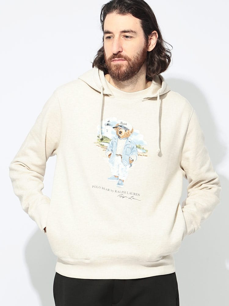 POLO RALPH LAUREN (ポロラルフローレン) 裏起毛 ベアプリント プル 