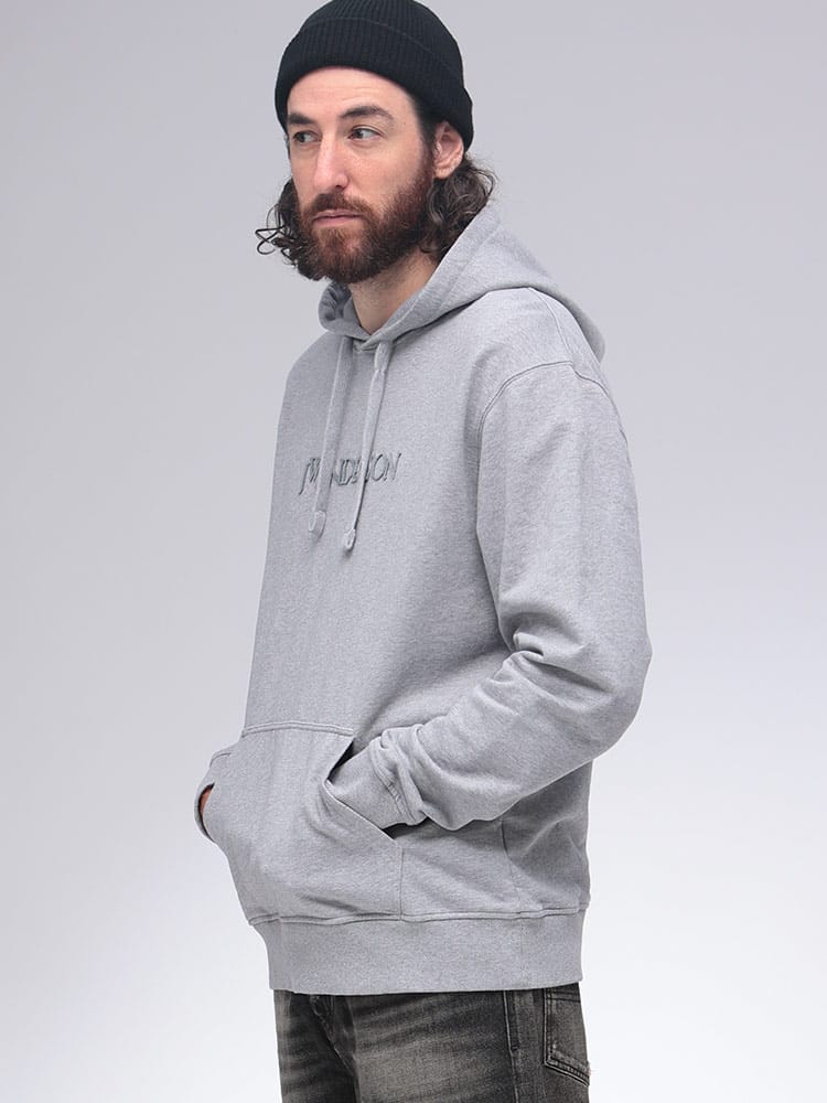 JW ANDERSON (ジェイダブリューアンダーソン) ロゴエンブロイダリー プルオーバー パーカー JWJW0214PG1632 メンズ