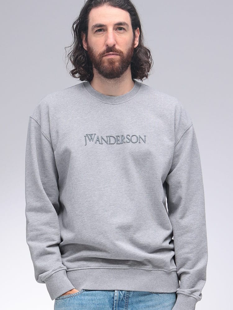 JW ANDERSON (ジェイダブリューアンダーソン) ロゴエンブロイダリー スウェット トレーナー JWJW0215PG1632 メンズ