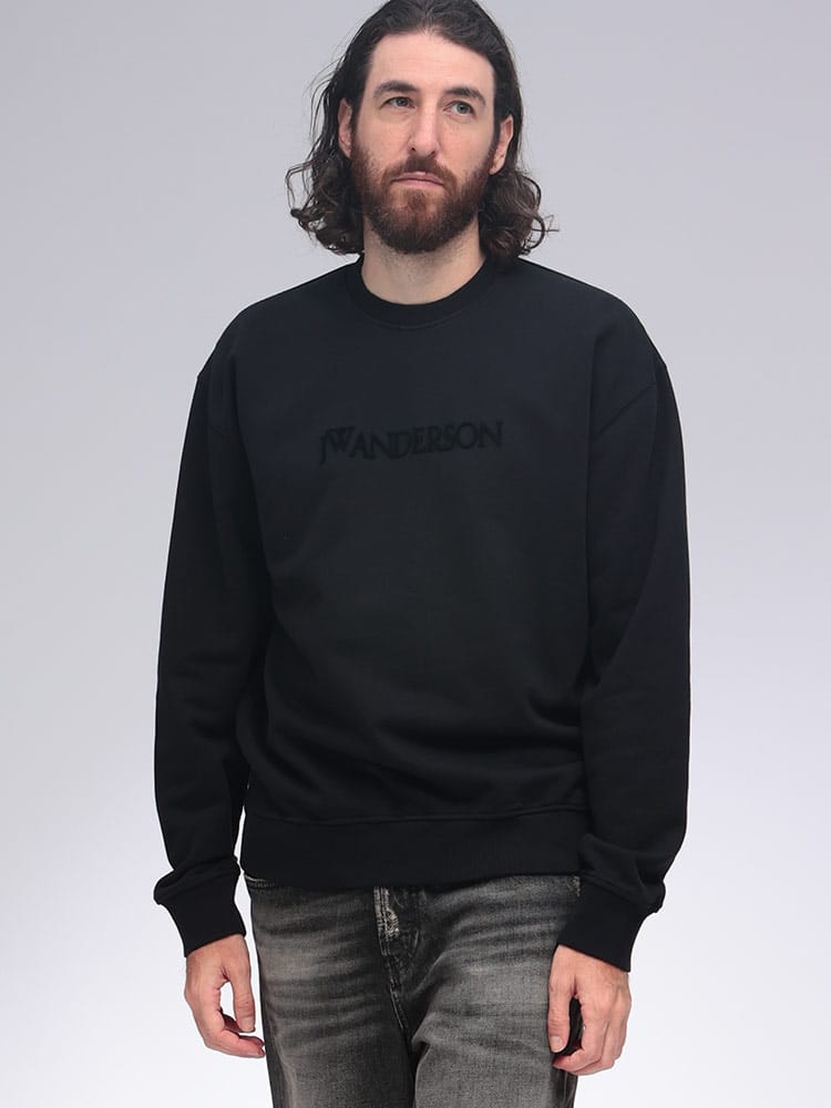 JW ANDERSON (ジェイダブリューアンダーソン) ロゴエンブロイダリー スウェット トレーナー JWJW0215PG1632 メンズ