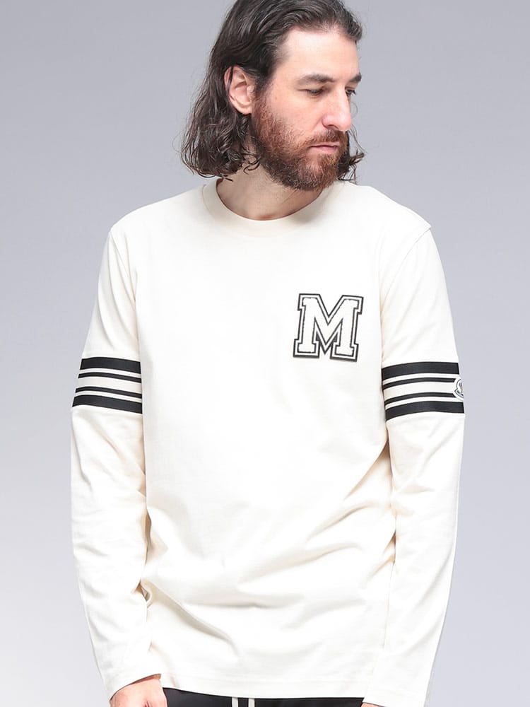 MONCLER (モンクレール) カレッジマーク ロングTシャツ 長袖 
