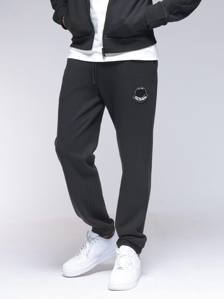 MONCLER (モンクレール) エンボスロゴパッチ スウェットパンツ MC8H0000589AZU メンズ