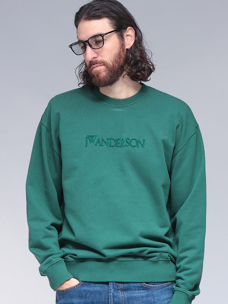JW ANDERSON (ジェイダブリューアンダーソン) ロゴエンブロイダリー スウェット トレーナー JWJW0215PG1632 メンズ