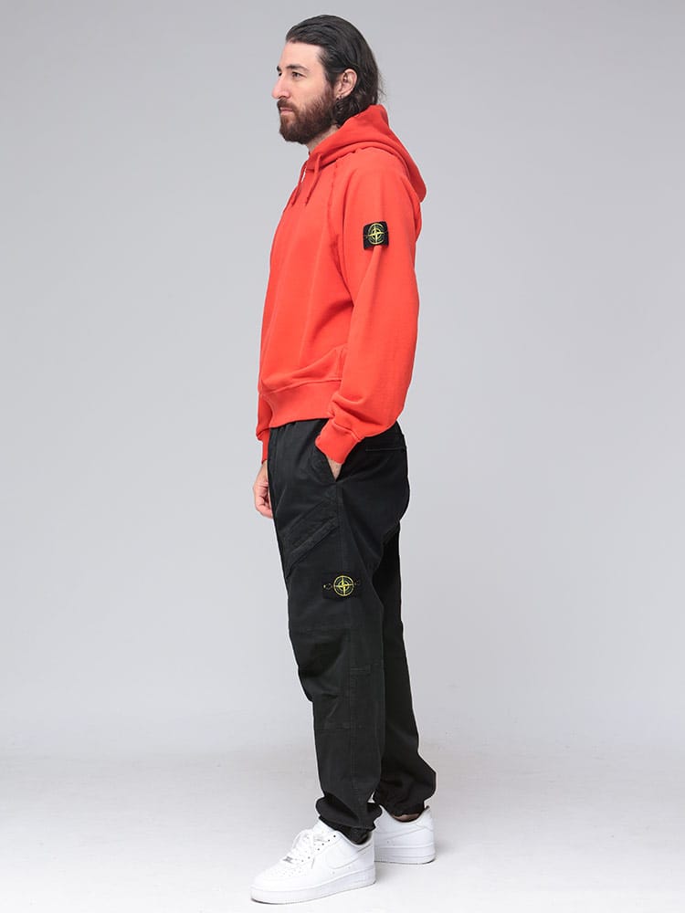 STONE ISLAND (ストーンアイランド) 袖ロゴ 裏起毛 スウェット プル 
