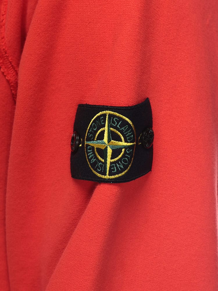 STONE ISLAND (ストーンアイランド) 袖ロゴ 裏起毛 スウェット プル 