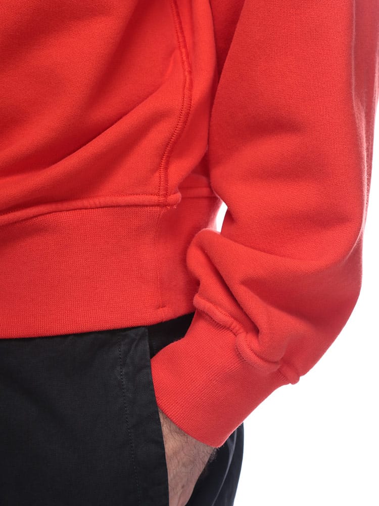 STONE ISLAND (ストーンアイランド) 袖ロゴ 裏起毛 スウェット プル 