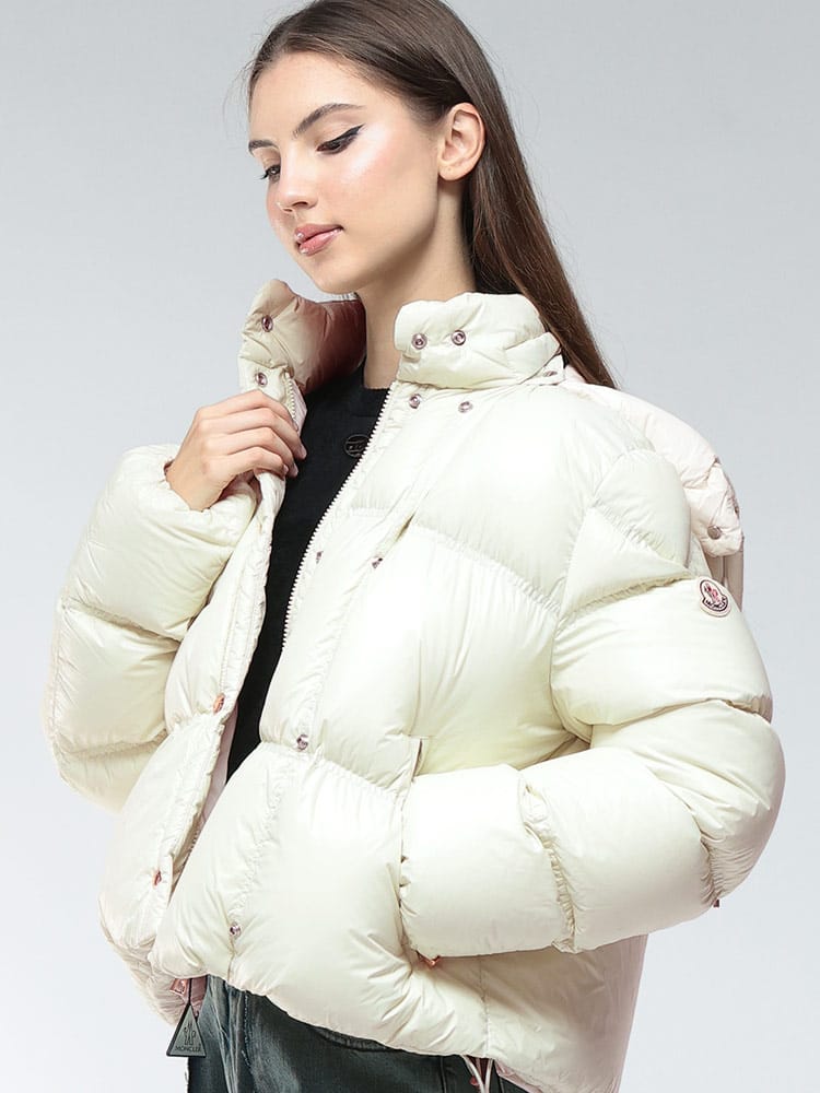 MONCLER (モンクレール) フード着脱 Wドットボタン ダウンジャケット 
