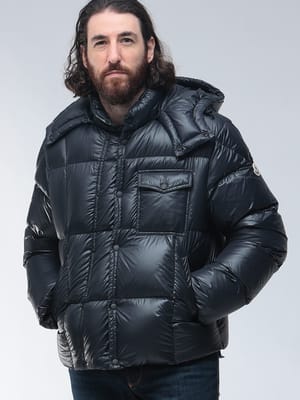 MONCLER (モンクレール) フード付きダウンベスト BORMES MCBORMES5 