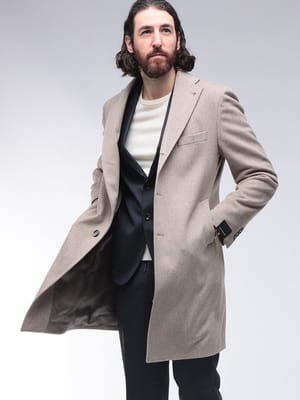 TAGLIATORE (タリアトーレ) ウール シングル チェスターコート TGCFBM13X010103 メンズ