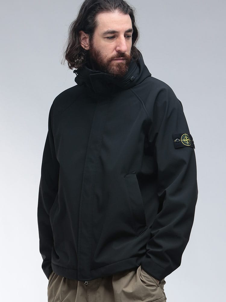 STONE ISLAND (ストーンアイランド) フード付き フィールドジャケット 