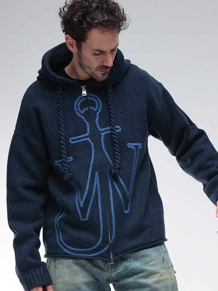 j.w.anderson ニット 販売公式 JW ANDERSON マルチ ポケット クルー 