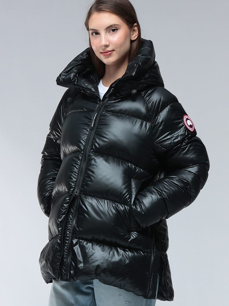 CANADA GOOSE (カナダグース) フード フルジップ ダウンジャケット Cypress Puffer CGL2239L レディース