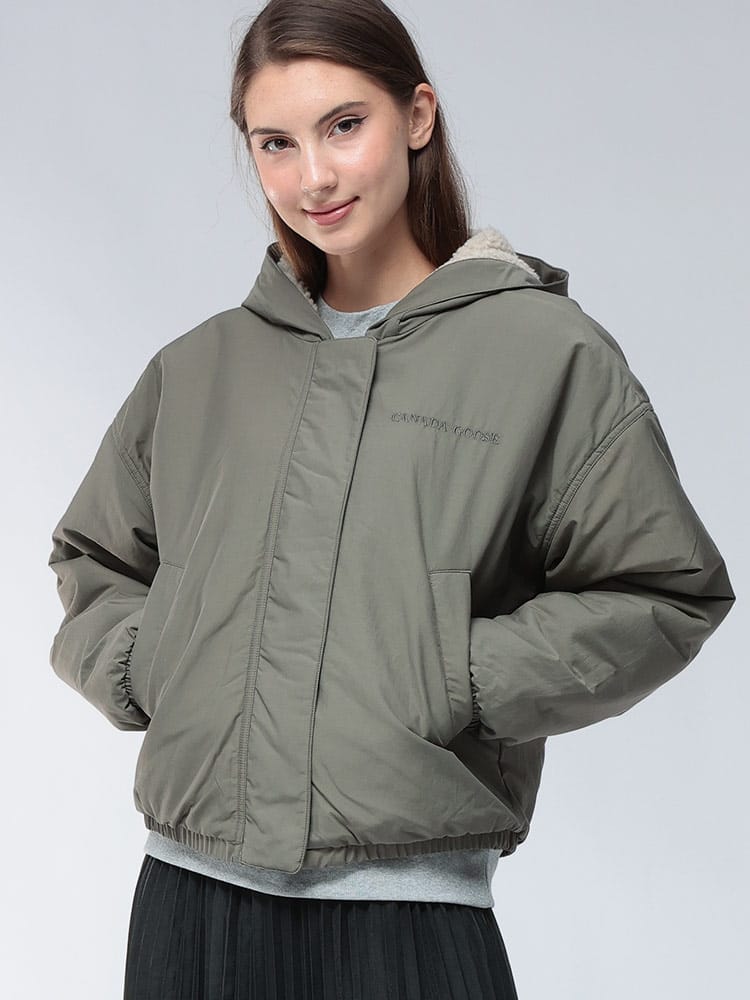 CANADA GOOSE (カナダグース) リバーシブル フーデット フルジップ 