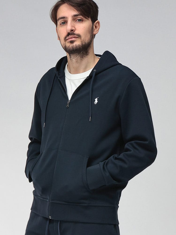 POLO RALPH LAUREN (ポロラルフローレン) ワンポイント アイコン スウェット フルジップ パーカー RL710888282 メンズ