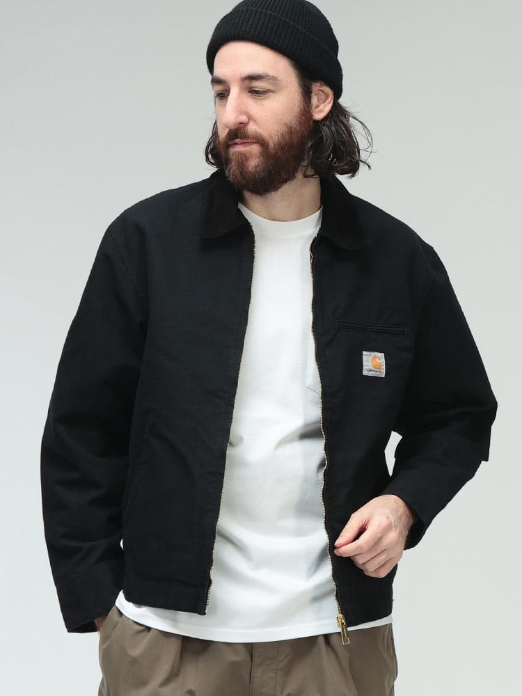 carhartt WIP (カーハートワークインプログレス) ロゴ フルジップ デトロイト ジャケット DETROIT デトロイト CARI033112 メンズ