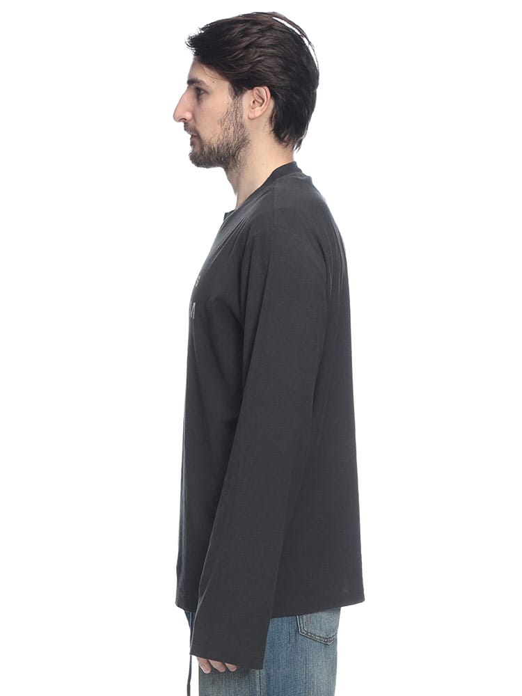 Acne Studios (アクネストゥディオズ) メンズ Tシャツ 長袖 ロゴ 