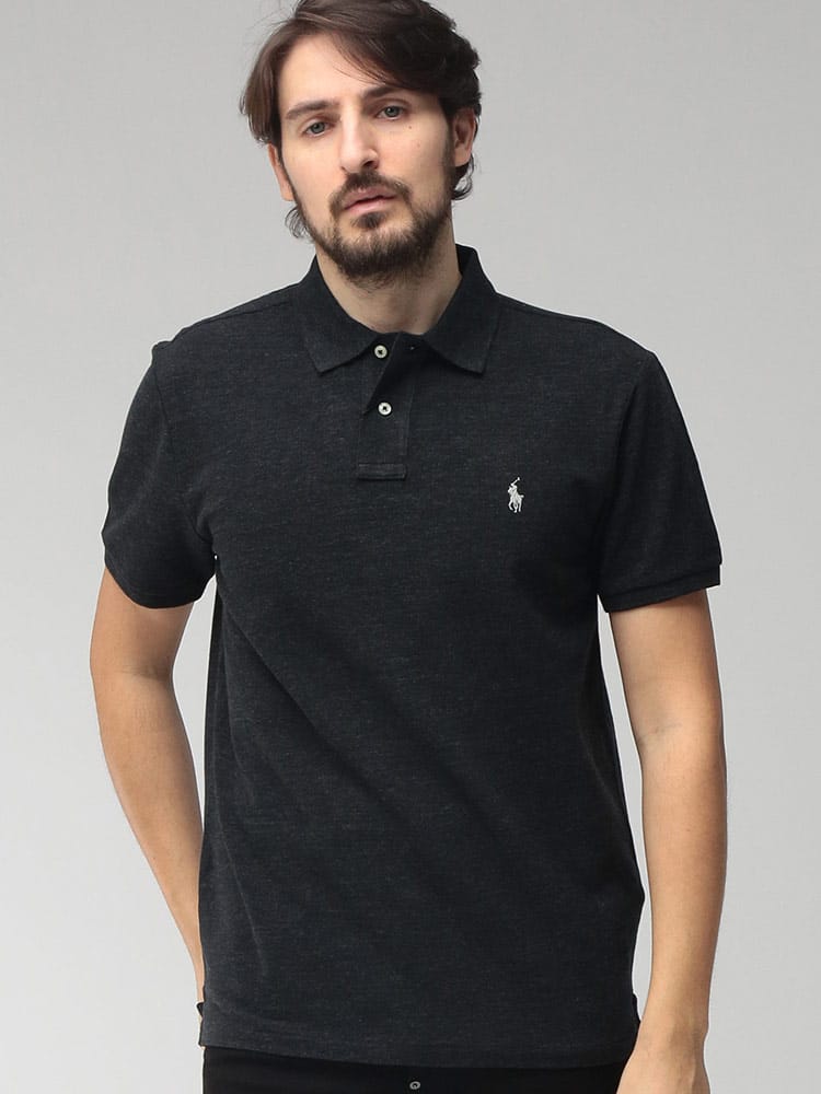 POLO RALPH LAUREN (ポロラルフローレン) メンズ ポロシャツ 半袖 胸ロゴ コットン ポロシャツ RL710536856