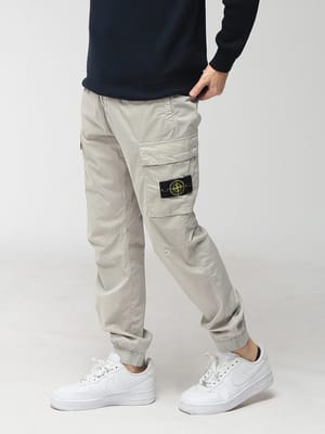 STONE ISLAND (ストーンアイランド) メンズ カーゴパンツ ロゴ ポケット カーゴ パンツ SI3100031S0003