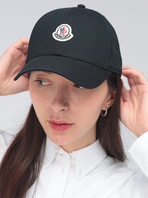 MONCLER (モンクレール) レディース キャップ ロゴ ワンポイント クラシック ベースボールキャップ MCL3B0000804863