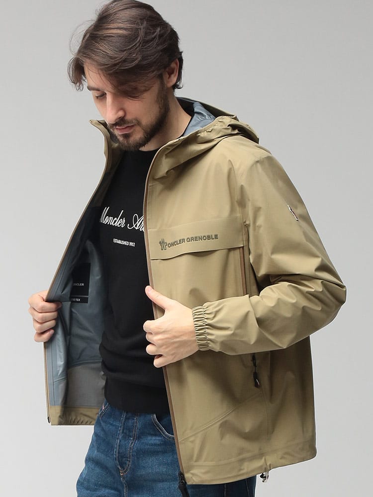 MONCLER (モンクレール) メンズ ジャケット ロゴ フルジップ ナイロン パーカーMONCLER GRENOBLE SHIPTON シプトン MCGNSHIPTON6