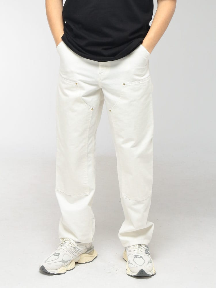 carhartt WIP (カーハートワークインプログレス) メンズ ワークパンツ コットン ジップフライ ダブルニー パンツ CARI031501