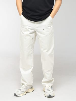 carhartt WIP (カーハートワークインプログレス) メンズ ワークパンツ コットン ジップフライ ダブルニー パンツ CARI031501