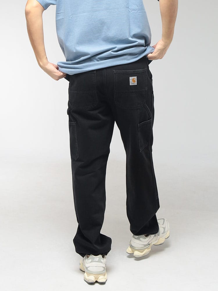 carhartt WIP (カーハートワークインプログレス) メンズ ワークパンツ ジップフライ ダブルニー デニム パンツ CARI032699