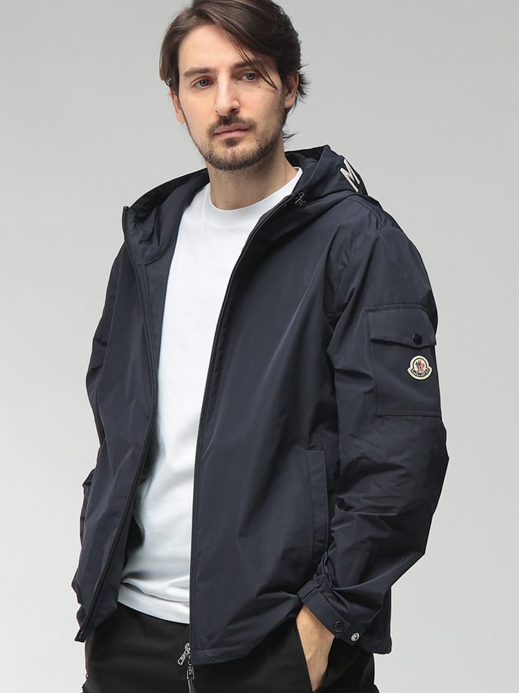 MONCLER (モンクレール) メンズ ジャケット フードロゴ フルジップ パーカー MCSASSIERE6
