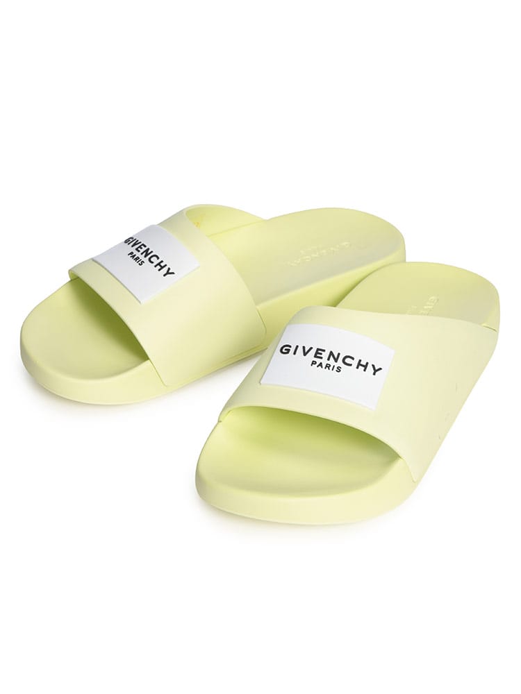 GIVENCHY (ジバンシィ) メンズ サンダル ラベルロゴ スライドサンダル GVBH302MH1XL