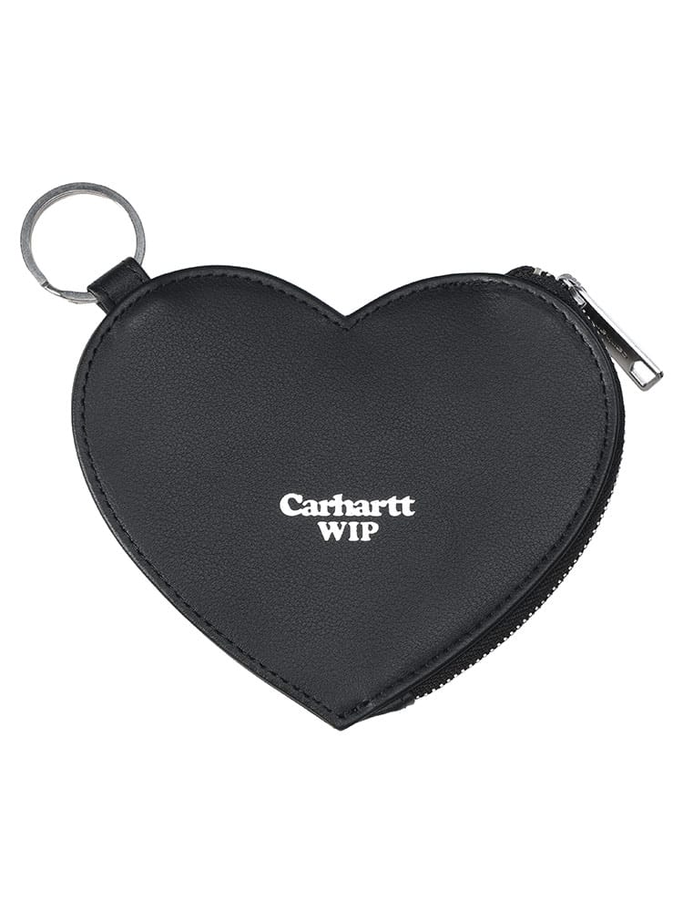 carhartt WIP (カーハートワークインプログレス) メンズ コインケース ハート ロゴ ジップ コインウォレット CARI036305