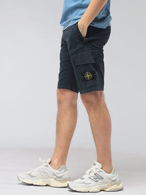 STONE ISLAND (ストーンアイランド) メンズ ショートパンツ ストレッチ ロゴ カーゴ ショーツ STRETCH COTTON SIL100019S0A10