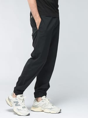 MONCLER (モンクレール) メンズ ナイロン パンツ サイドライン ウエストドローコード ストレッチ ロングパンツ MC2A00022599DW