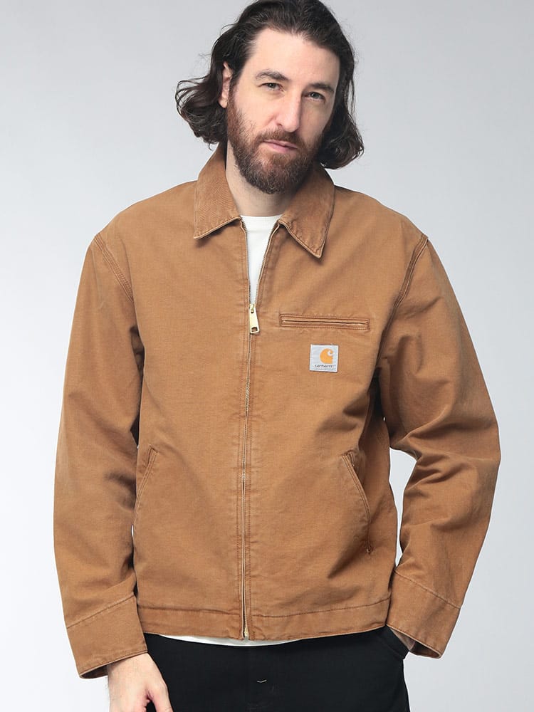 Carhartt WIP (カーハートワークインプログレス) メンズ ジャケット フルジップ ブルゾン DETROIT JACKET CARI034819