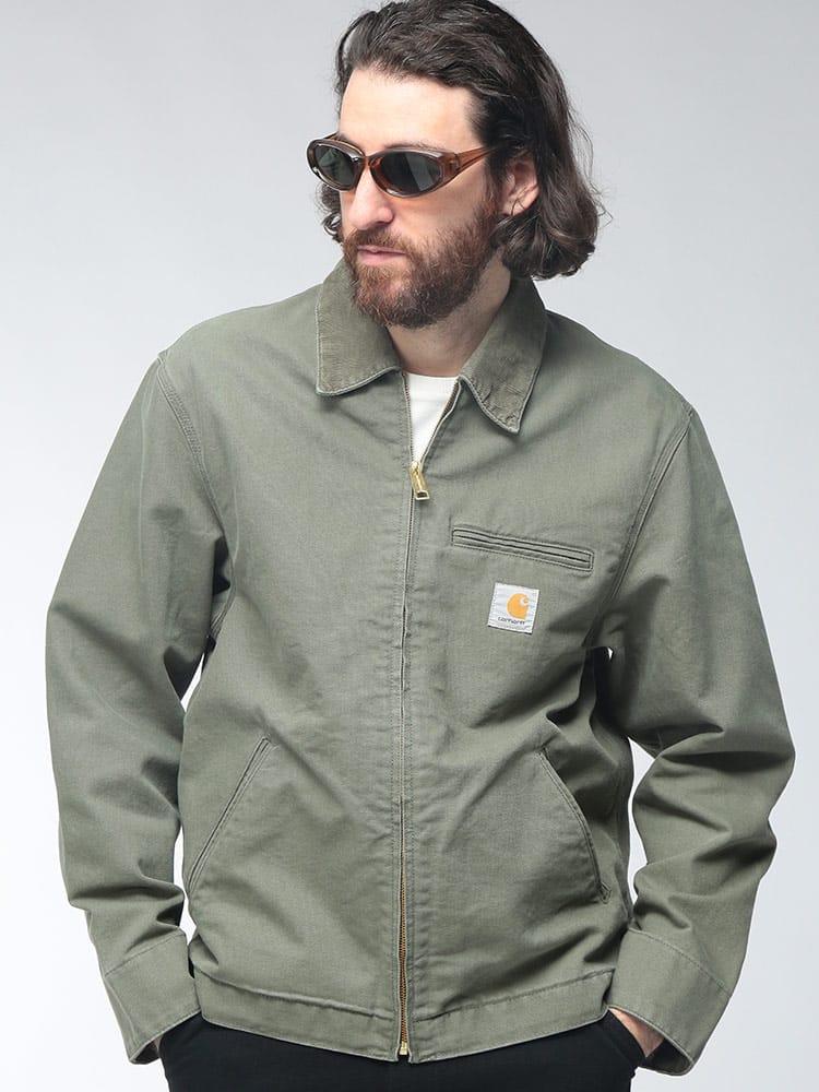 Carhartt WIP (カーハートワークインプログレス) メンズ ジャケット フルジップ ブルゾン DETROIT JACKET CARI034819
